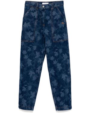 Maison Kitsuné ワークパンツ - ブルー