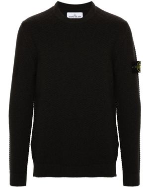 Stone Island コンパスバッジ セーター - ブラック