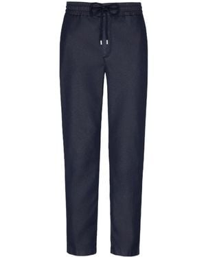 Vilebrequin Straight-Leg Trousers - Blue