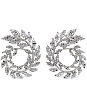 Juwelina Paris Sterling Marchesa Earrings - White
