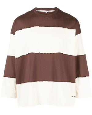 Sunnei クロップドスリーブ Tシャツ - ブラウン