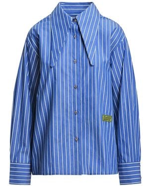 Essentiel Antwerp Kacao Stripe-Pattern Shirt - Blue