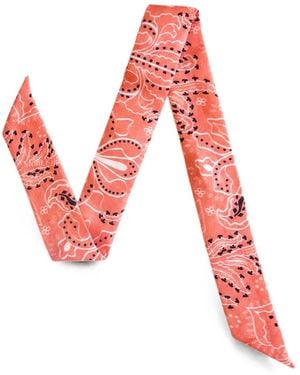 Mont Kiji Azay Silk Wristband - Red