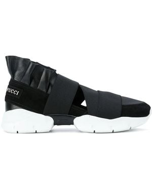 PUCCI Strap Slip-On Trainers - Black