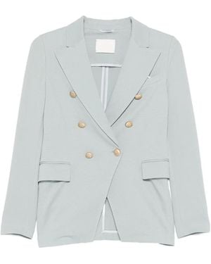 Circolo 1901 Blazer À Boutonnière Croisée - Blue