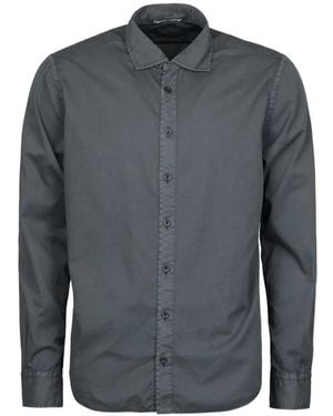 Hannes Roether Long-Sleeve Button-Up Shirt - Grey