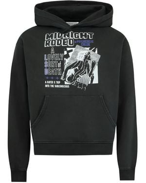 MIDNIGHT RODEO Graphic-Print Hoodie - Black