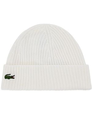 Lacoste Gorro Con Logo - Blanco