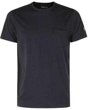 Save The Duck T-Shirt Mit Brusttasche - Schwarz