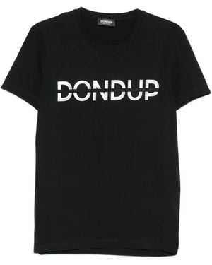 Dondup Logo-Print T-Shirt - Black