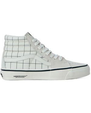 Vans X Undercover Grid-Pattern High-Top Sneakers - White