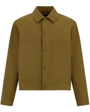 Laminar Long-Sleeved Shirt Jacket - Green