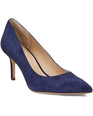Ralph Lauren Spitze Pumps aus Wildleder - Blau