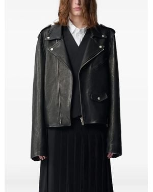Ann Demeulemeester Arvid Biker Jacket - Black