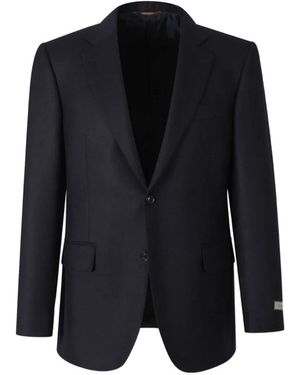Canali Single-Breasted Blazer - Black
