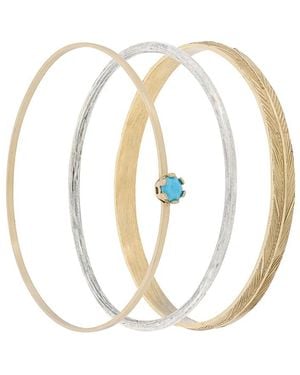 Iosselliani Set Di Tre Bracciali 'Puro' - Bianco