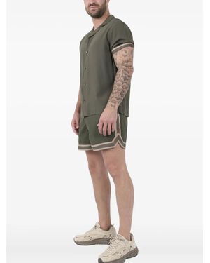 CHE Valbonne Striped Cuff Shirt - Natural