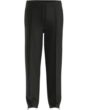 HUGO Side-Stripe Zip-Detail Joggers - Black