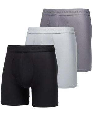 Under Armour Mesh Boxer Briefs (Set Of Three) - Black