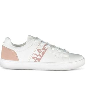 Napapijri Logo-Print Sneakers - White