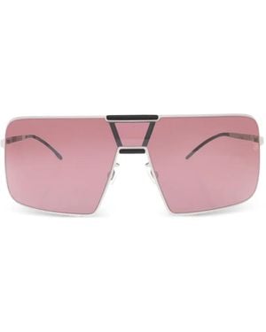 Mykita X Rimowa Lunettes De Soleil Géométriques Mr004 - Pink
