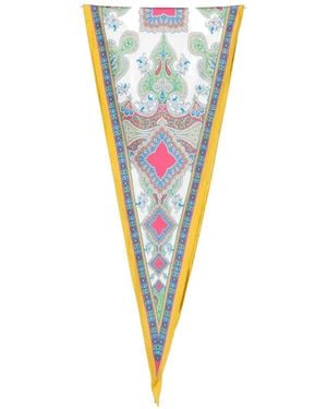 Etro Printed Scarf - Blue
