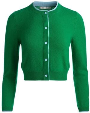 Alice + Olivia Dollie Tweekleurig Vest - Groen