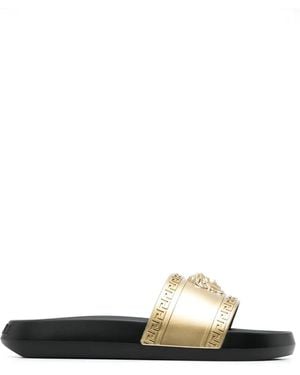 Versace La Medusa Sliders - Metallic