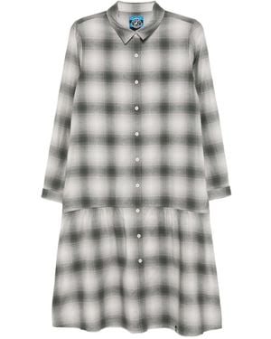 SPORT b. by agnès b. Chequered Plaid Dress - Grey