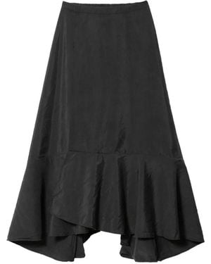 Beautiful People Flared Asymmetric Skirt - Black