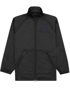 Needles Embroidered Zip-Front Jacket - Black