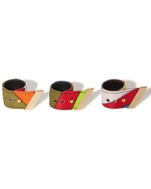 Emilio Pucci Ring-Set Mit Iride-Print - Rot