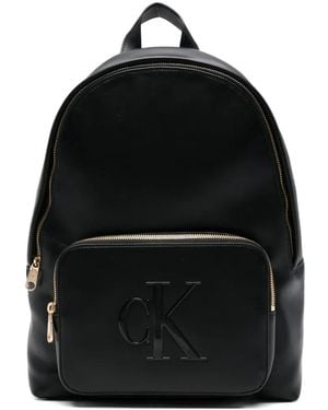 Calvin Klein Logo-Detail Backpack - Black