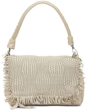 Reptile's House Borsa A Spalla Anfora Con Battente - Bianco