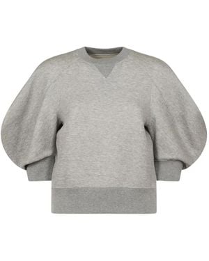 Sacai Puff-sleeve sweatshirt - Grau