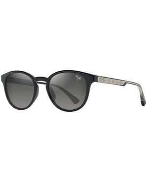 Maui Jim Hiehie Oval-Frame Sunglasses - Metallic