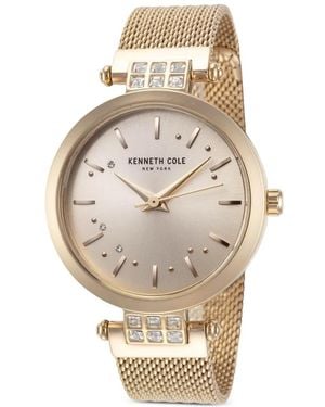 Kenneth Cole Orologio Con Cristalli 34Mm - Metallizzato