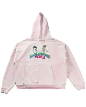 PALY Graphic-Print Hoodie - Pink