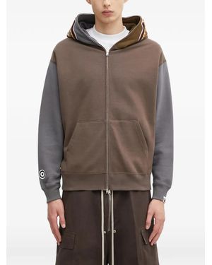 A Bathing Ape Shark Zip-Up Hoodie - Brown
