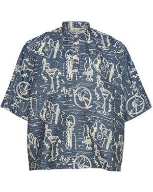 Henrik Vibskov Graphic T-Shirt - Blue