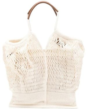 Hereu Calella Filt Tote Bag - Natural