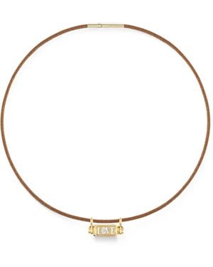 Marie Lichtenberg Love Smash Locket Necklace - Metallic