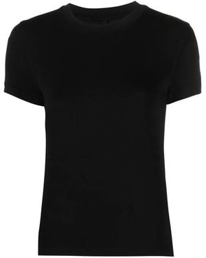 Thom Krom Cap-Sleeve Crew-Neck T-Shirt - Black