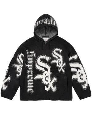 Supreme X Chicago Sox Zip-Up Hoodie - Black