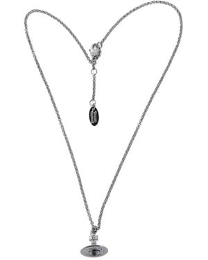 Vivienne Westwood Orb-Pendant Necklace - White