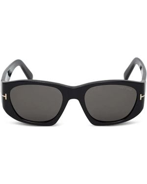 Tom Ford Rectangle-Frame Sunglasses - Grey