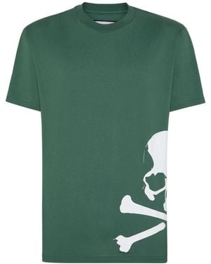 Philipp Plein Skull And Bones T-Shirt - Grün