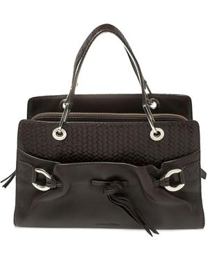 Lancel レザーハンドバッグ - ブラック