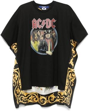 Junya Watanabe Acdc Printed T-Shirt - Black