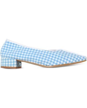 About Arianne 30Mm Gingham Pumps - Blue